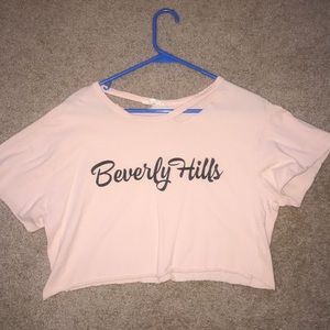 Beverly Hills Crop Tee!!